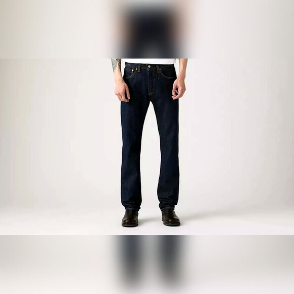 New Mens Levis 501 Size 34x34 Denim Jeans - Picture 1 of 13